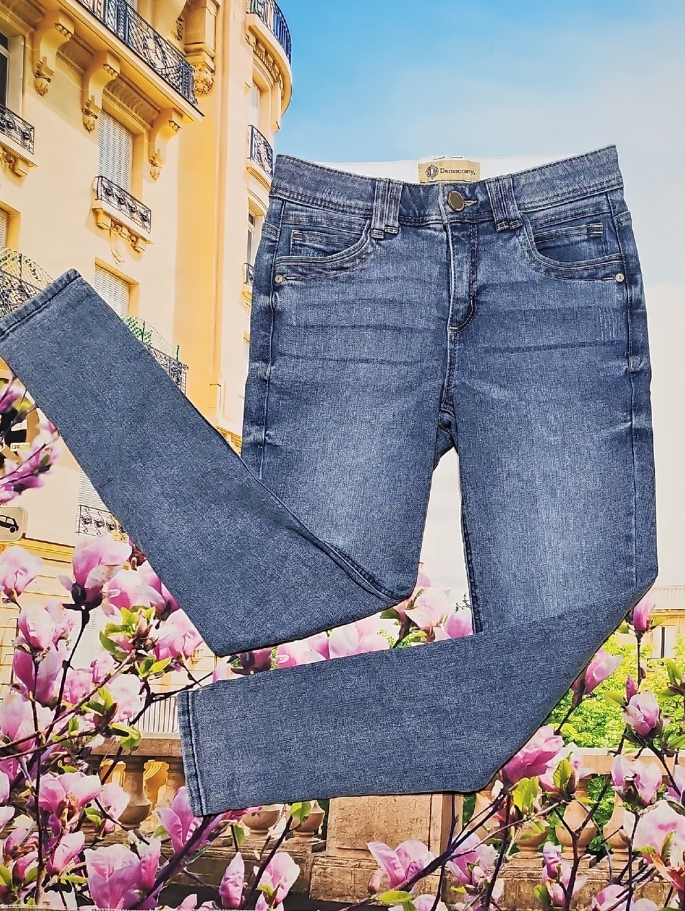 Democracy Ab Techology Classic Blue Skinny Jeans Size 2